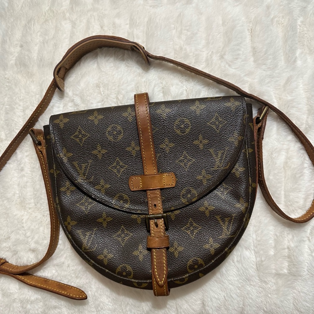 Vintage Louis Vuitton Monogram Brown Crossbody Bag